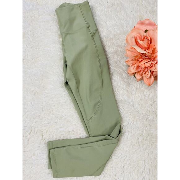 Calia By Carrie Ribbed Textured Energize Mid Rise Sz S Leggings Stay The Path - Picture 2 of 6